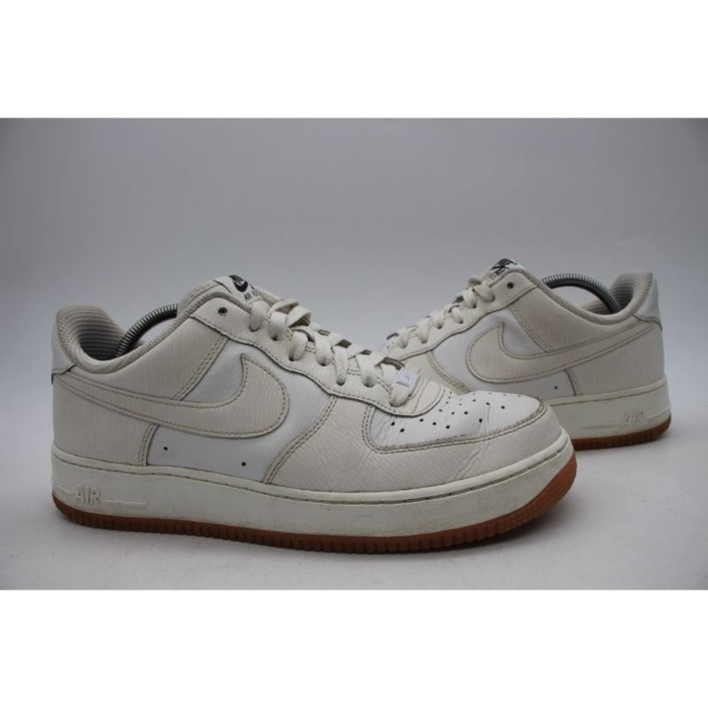 Nike By You ID Air Force 1 Men's Size 10 White Sail Gum Bottom CT7875 -994